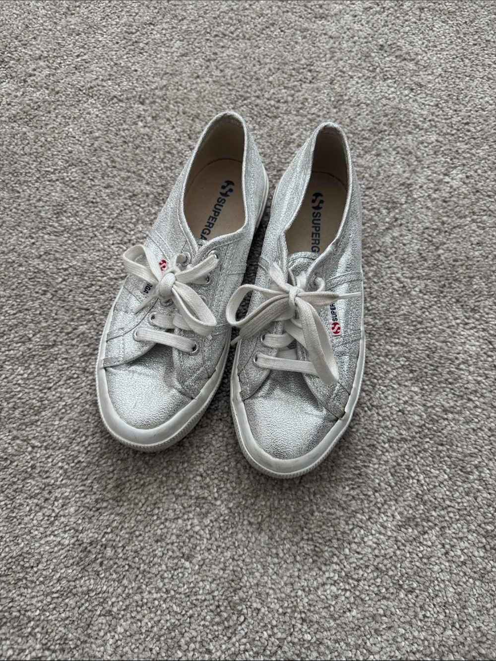 Superga silver sneaker